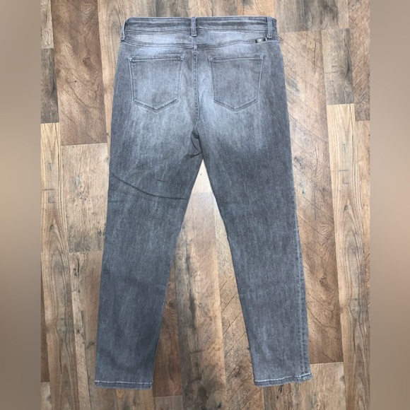KanCun gray distress button fly skinny jeans size 13 NWOT - Picture 4 of 5